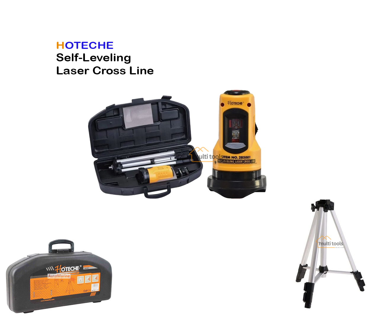 Self-Leveling Laser Cross Line